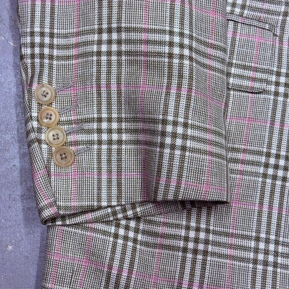 $1200MSRP VASSI Couture Handmade in Italy Sport Coat Wool Silk Linen EU54R - Picture 3 of 11